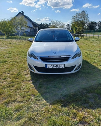 Peugeot 308 cena 51900 przebieg: 164000, rok produkcji 2017 z Poddębice małe 106